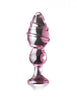 27 Pink Glass Butt Plug