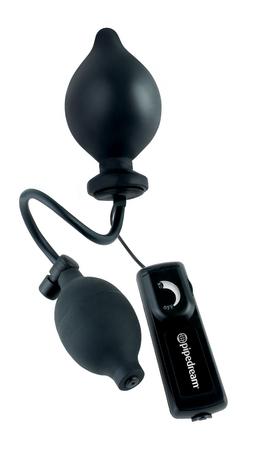 Inflatable Sphincter Stretcher Butt Plug Large Black