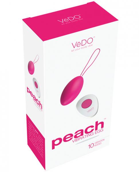 Ve do Peach Rechargeable Egg Vibe Foxy Pink