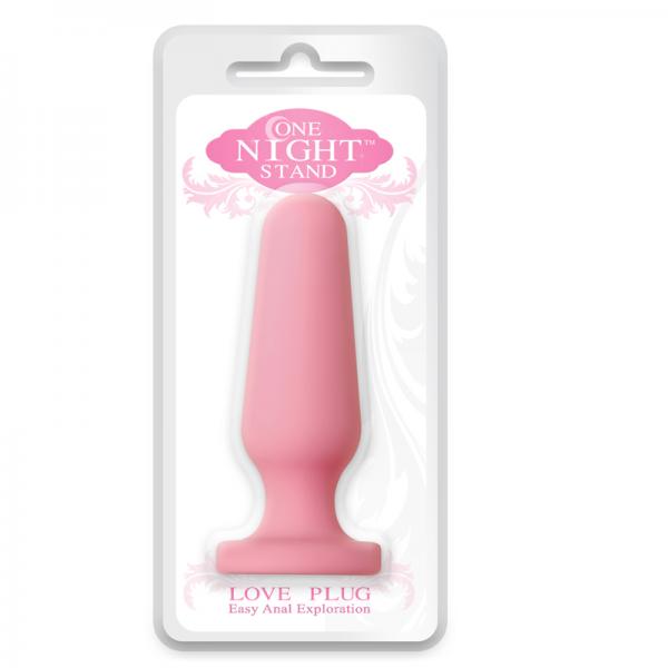 Night Stand Love Plug Pink Easy Anal Plug