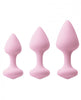 Inya Triple Kiss Trainer Kit Pink Butt Plugs